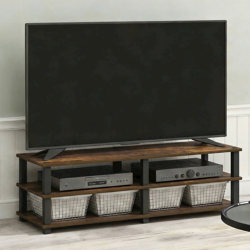 TURN-S-TUBE TV Stand, TV Console for TV up to 46 Inch. Picture 2