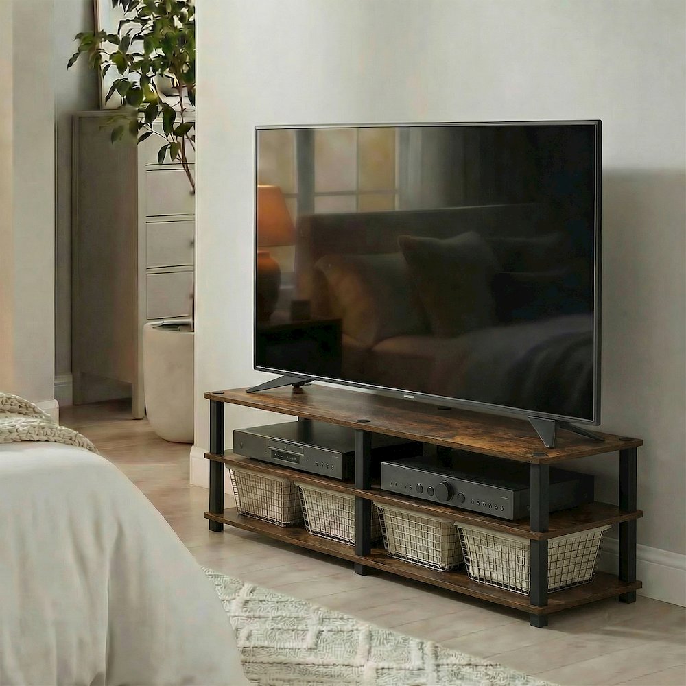 TURN-S-TUBE TV Stand, TV Console for TV up to 46 Inch. Picture 5