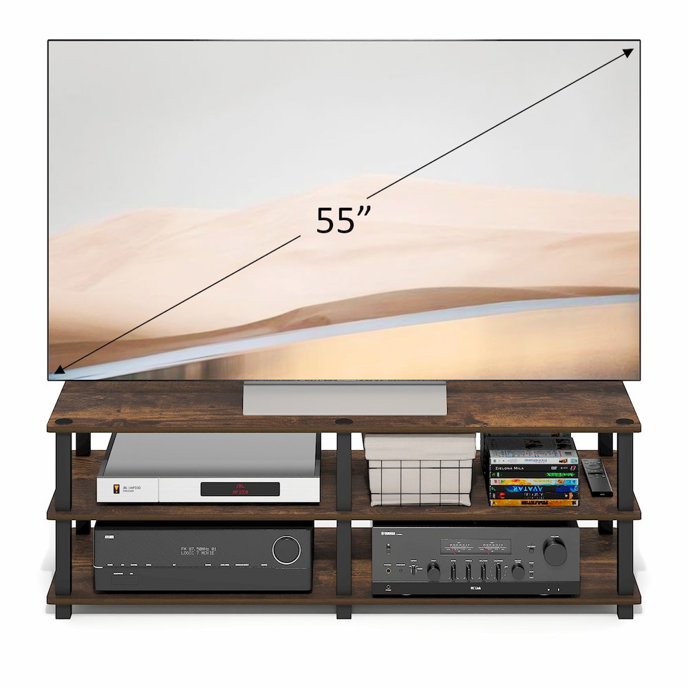 TURN-S-TUBE TV Stand, TV Console for TV up to 46 Inch. Picture 6