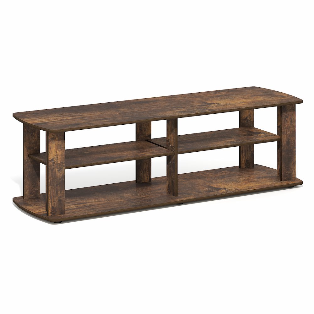 NELLY TV Stand with Open Shelves Storage, TV Console for TV up to 50 Inch. Picture 6