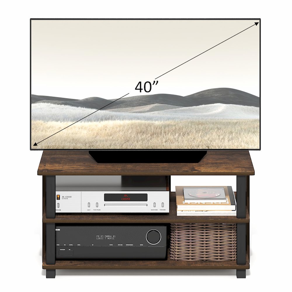 SULLY TV Stand, TV Console for TV up to 40 Inch, Open Frame for Cable Management. Picture 6