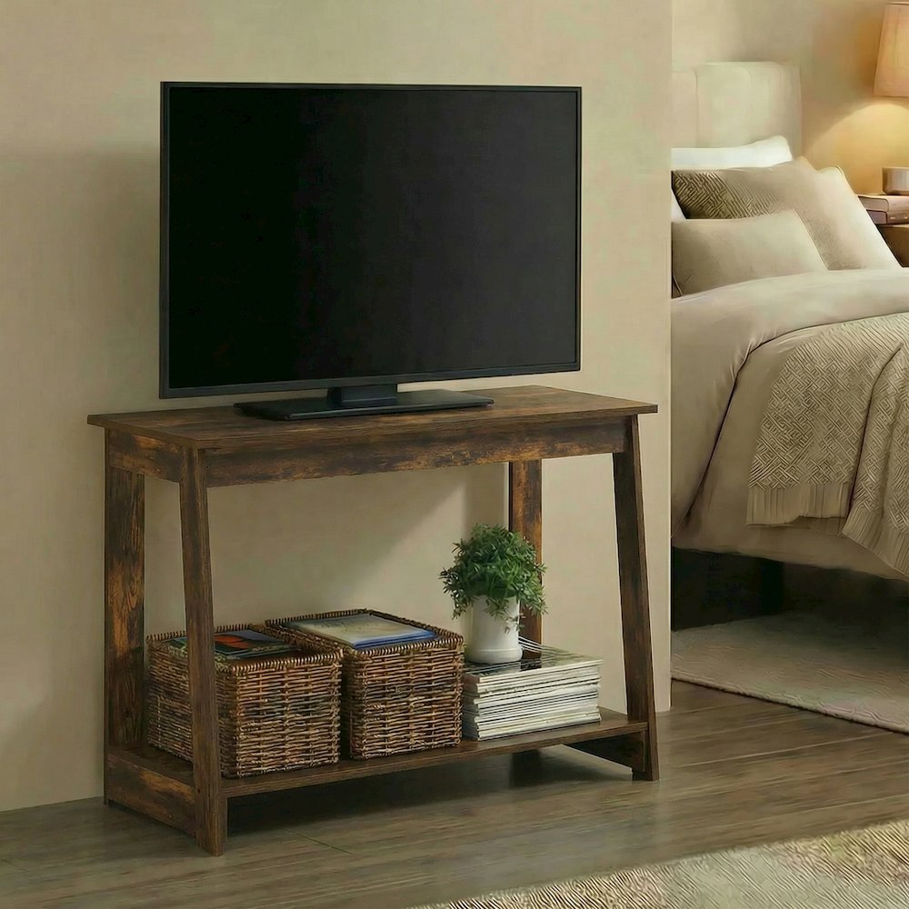 BEGINNING TV Stand, TV Console for TV up to 36 Inch, Open Back. Picture 5