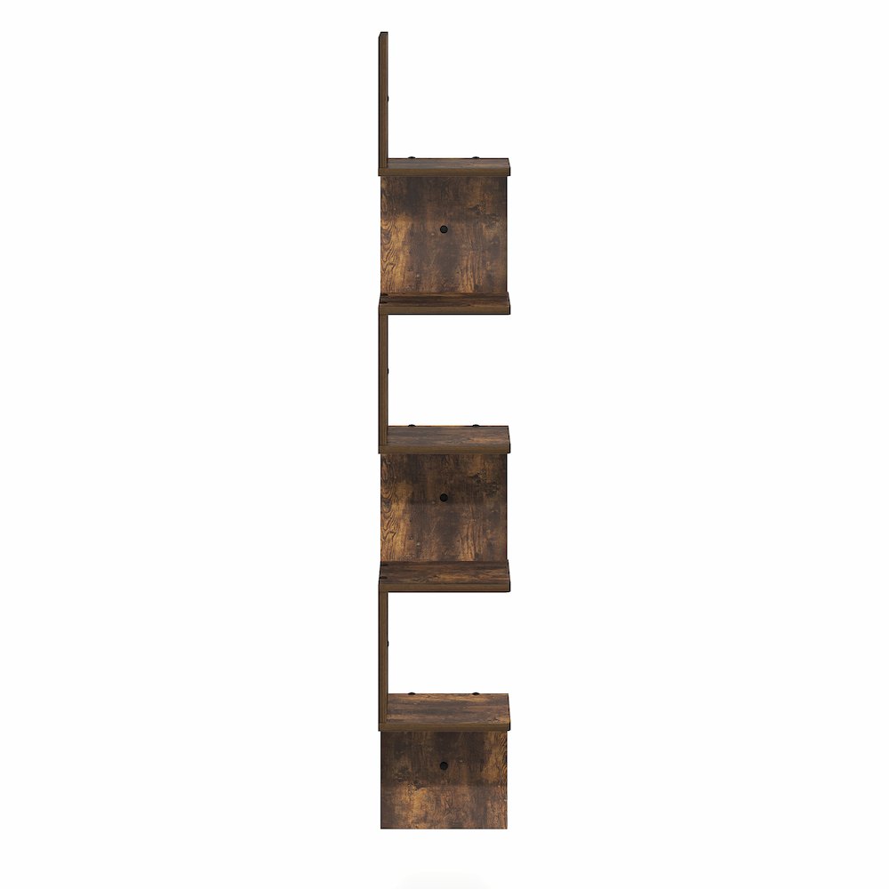 ROSSI Corner Floating Shelves for Wall, 5-Tier Corner Square Wall Shelf. Picture 3