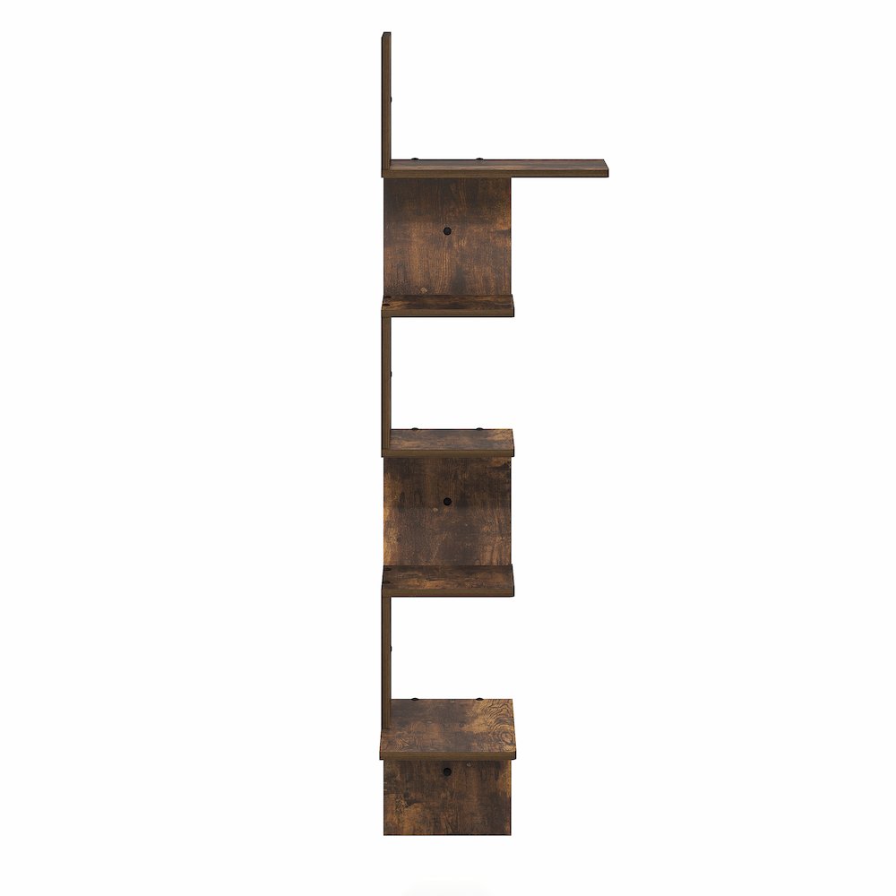 ROSSI Corner Floating Shelves for Wall, 5-Tier Corner Rectangular Wall Shelf. Picture 3