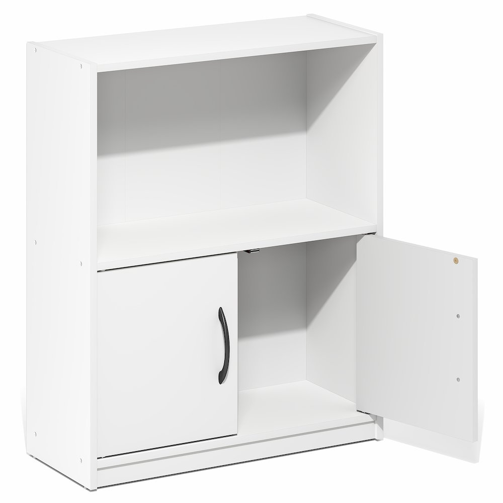 GRUEN Book Shelf, 2-Tier Small Bookshelf, 9.3 x 21.8 x 27. Picture 3