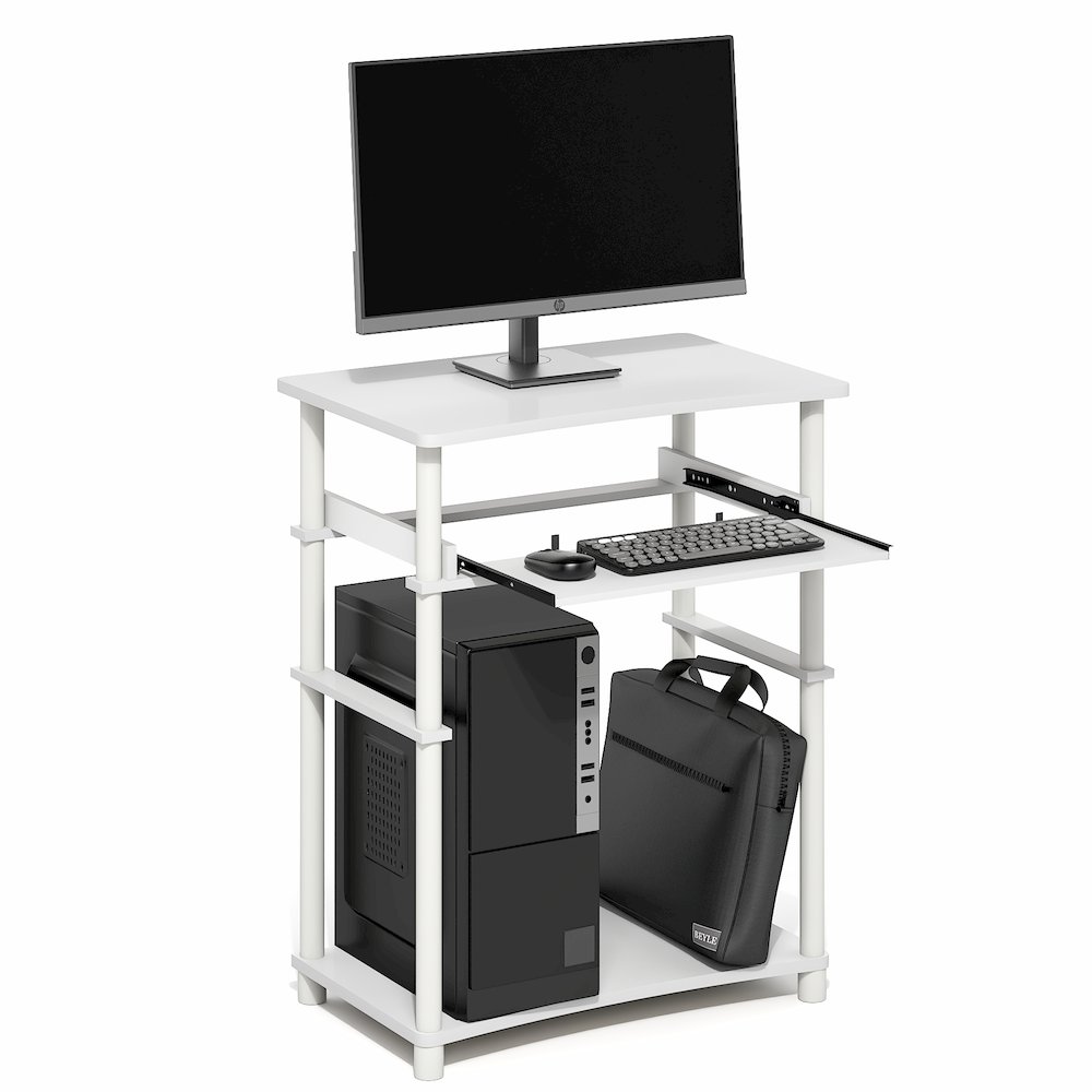 HOME Desk, 23.6 Wide Gaming Desk with Keyboard Tray, Office Desk for Home Office. Picture 4