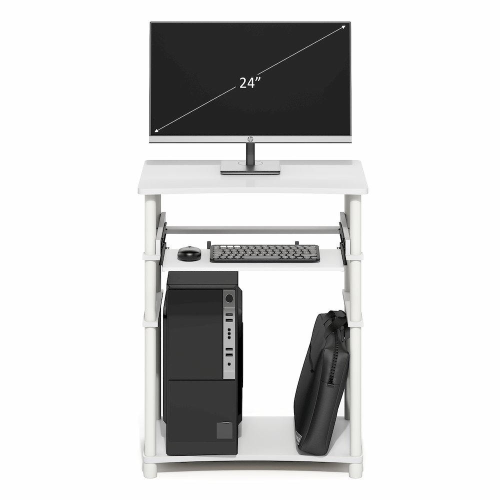 HOME Desk, 23.6 Wide Gaming Desk with Keyboard Tray, Office Desk for Home Office. Picture 6