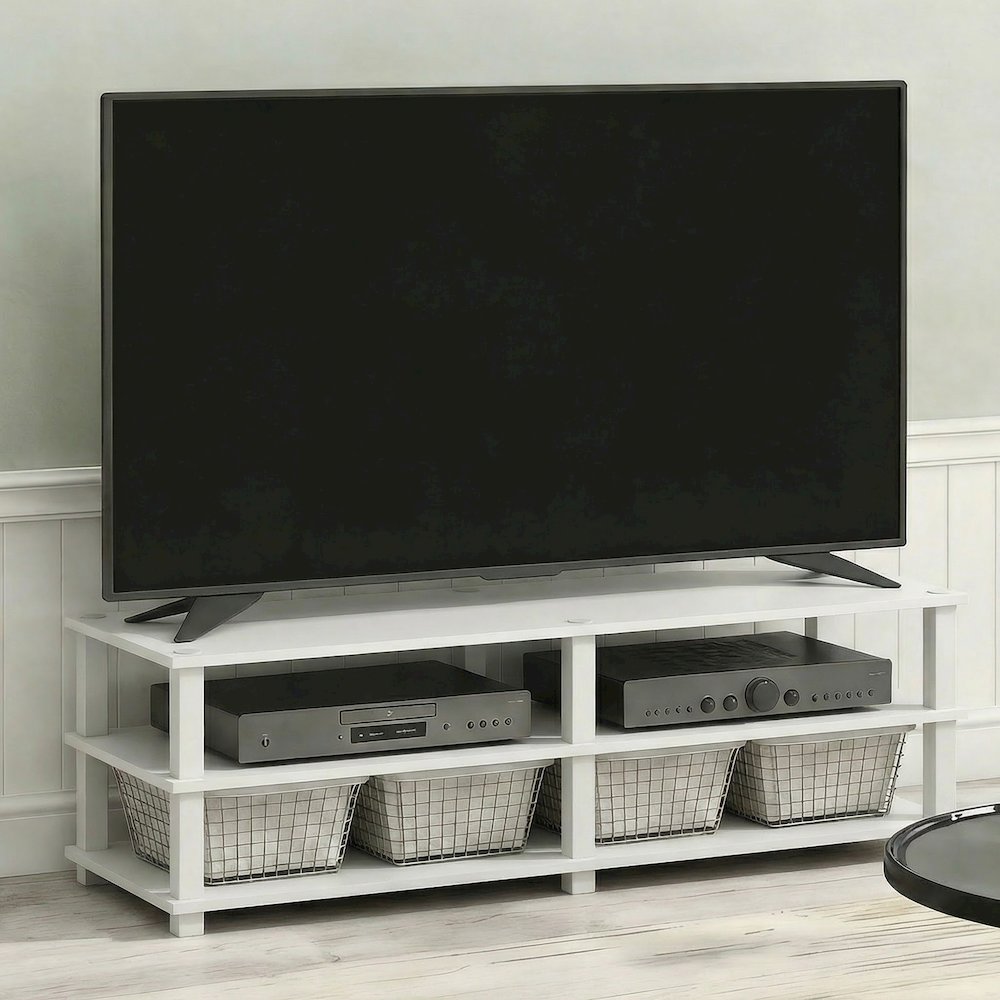 TURN-S-TUBE TV Stand, TV Console for TV up to 55 Inch. Picture 2