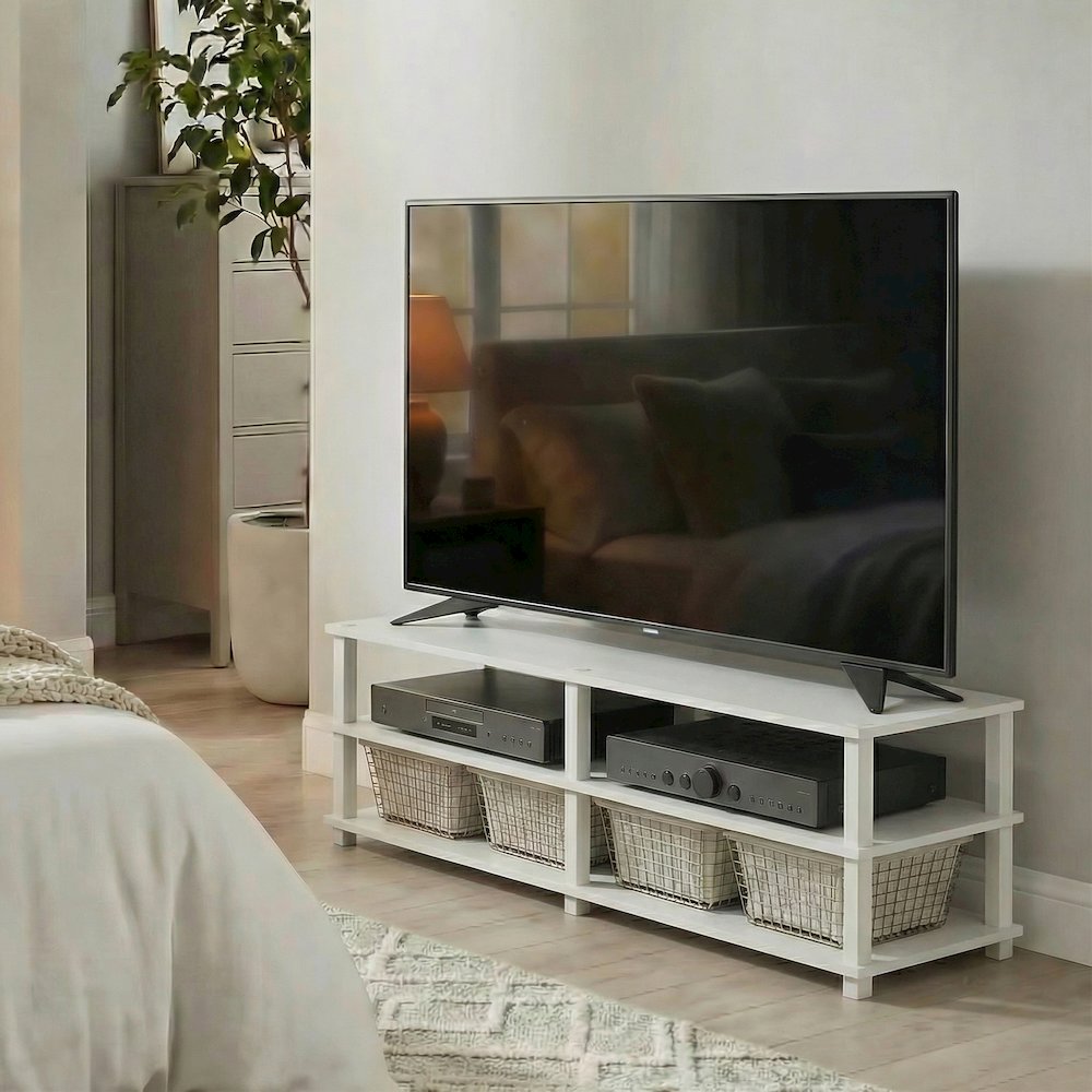 TURN-S-TUBE TV Stand, TV Console for TV up to 55 Inch. Picture 5