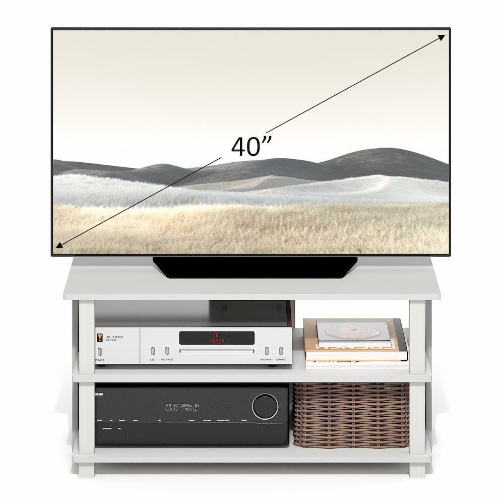 SULLY TV Stand, TV Console for TV up to 40 Inch, Open Frame for Cable Management. Picture 6