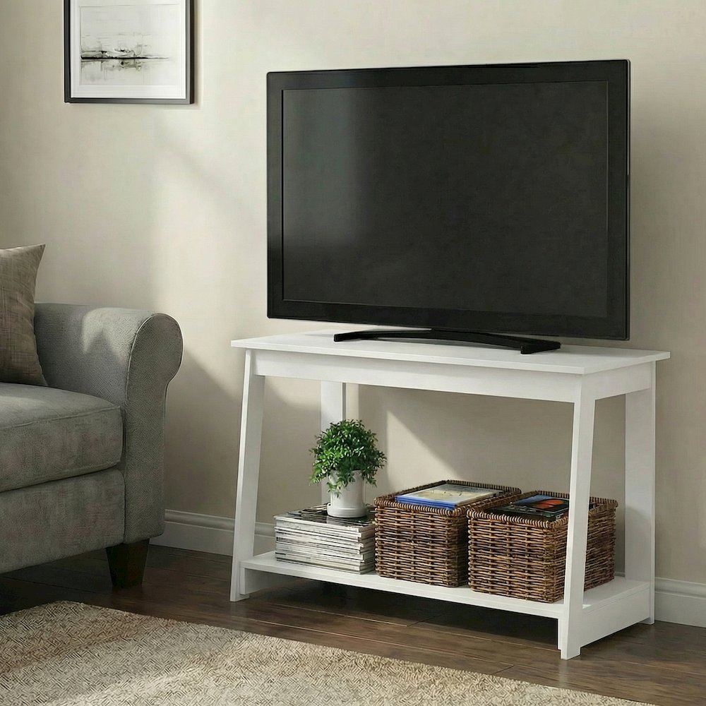 BEGINNING TV Stand, TV Console for TV up to 36 Inch, Open Back. Picture 2