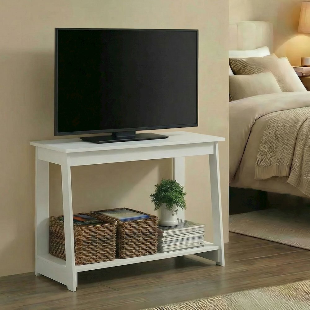 BEGINNING TV Stand, TV Console for TV up to 36 Inch, Open Back. Picture 5