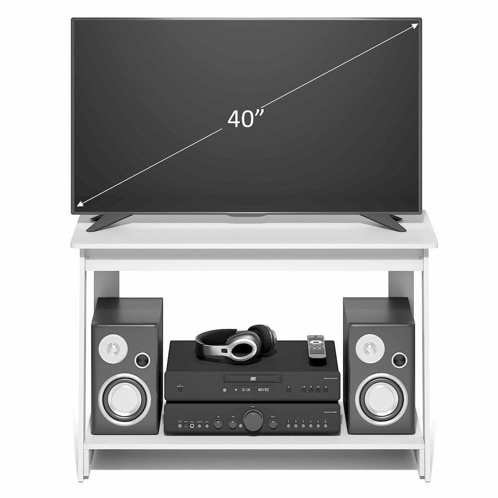 BEGINNING TV Stand, TV Console for TV up to 36 Inch, Open Back. Picture 6