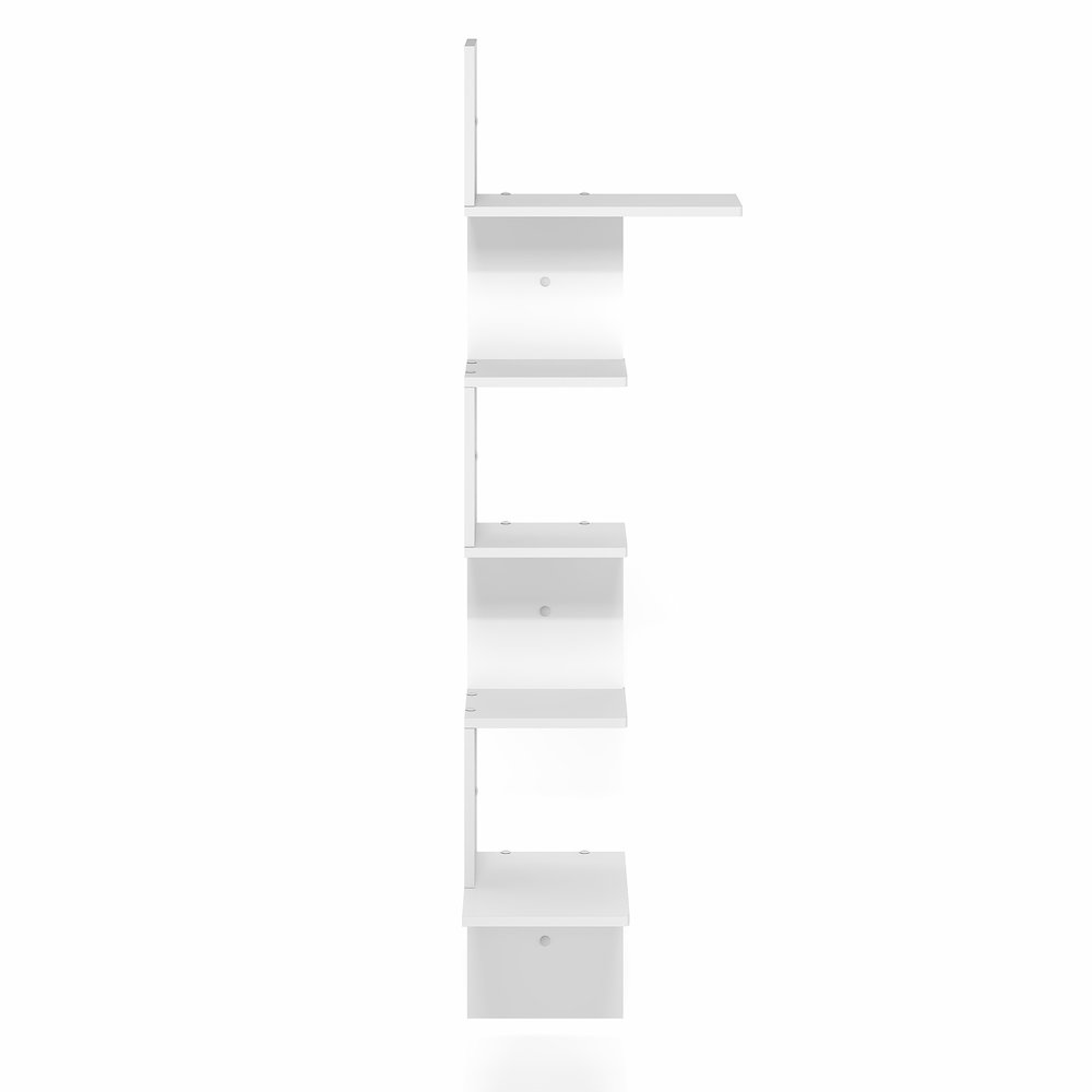 ROSSI Corner Floating Shelves for Wall, 5-Tier Corner Rectangular Wall Shelf. Picture 3