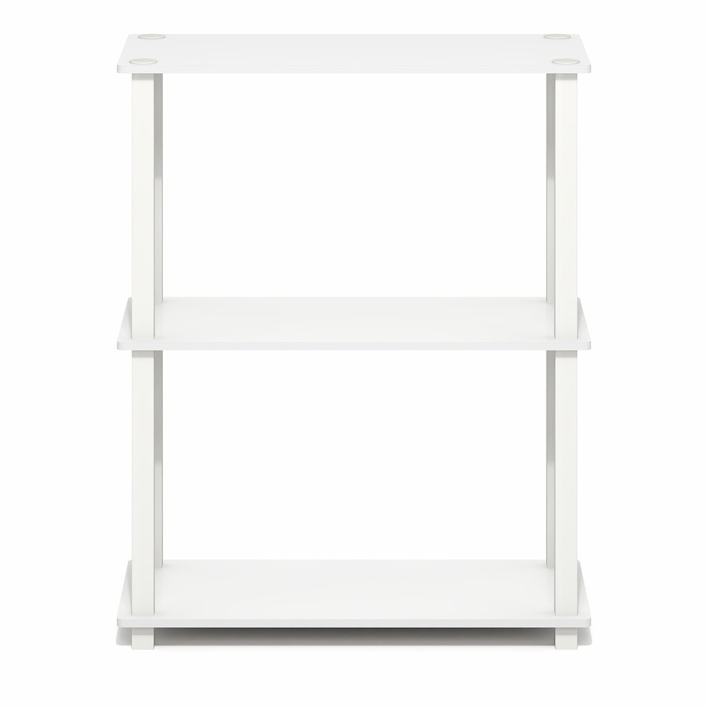 TURN-S-TUBE Storage Shelves, 3-Tier Book Shelf, Corner Shelf. Picture 3