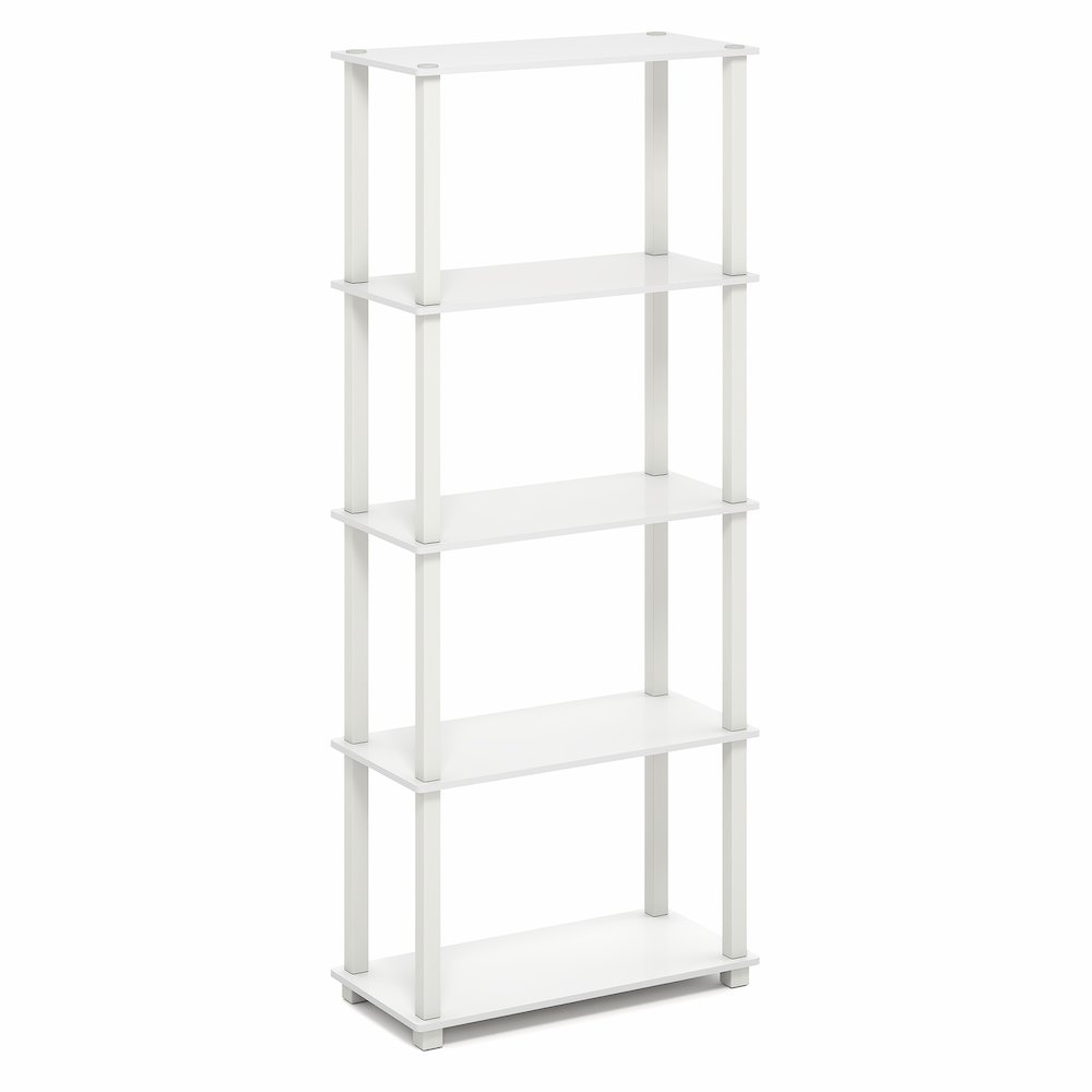 TURN-S-TUBE Book Shelf, 5-Tier Toolless Storage Shelves with Square Tubes. Picture 6