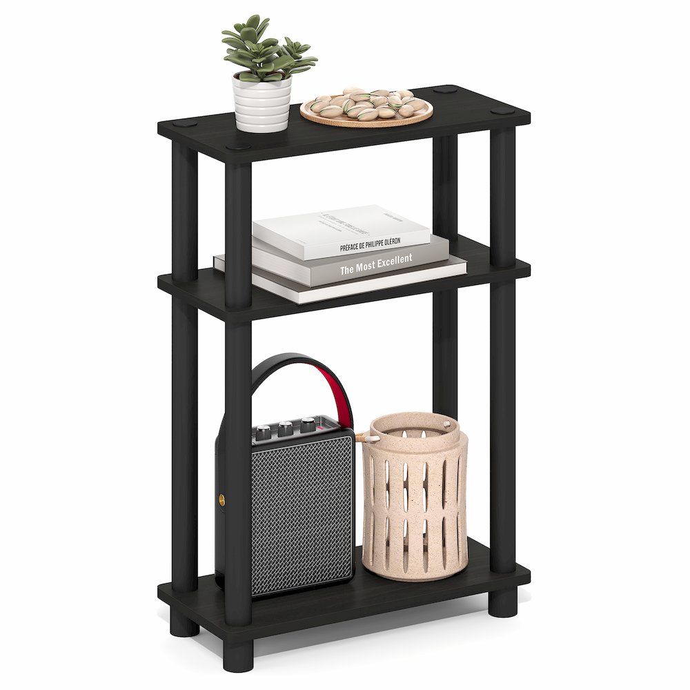 TURN-N-TUBE Narrow Side Table, Slim Toolless Assembly Nightstand, Night Stand. Picture 4
