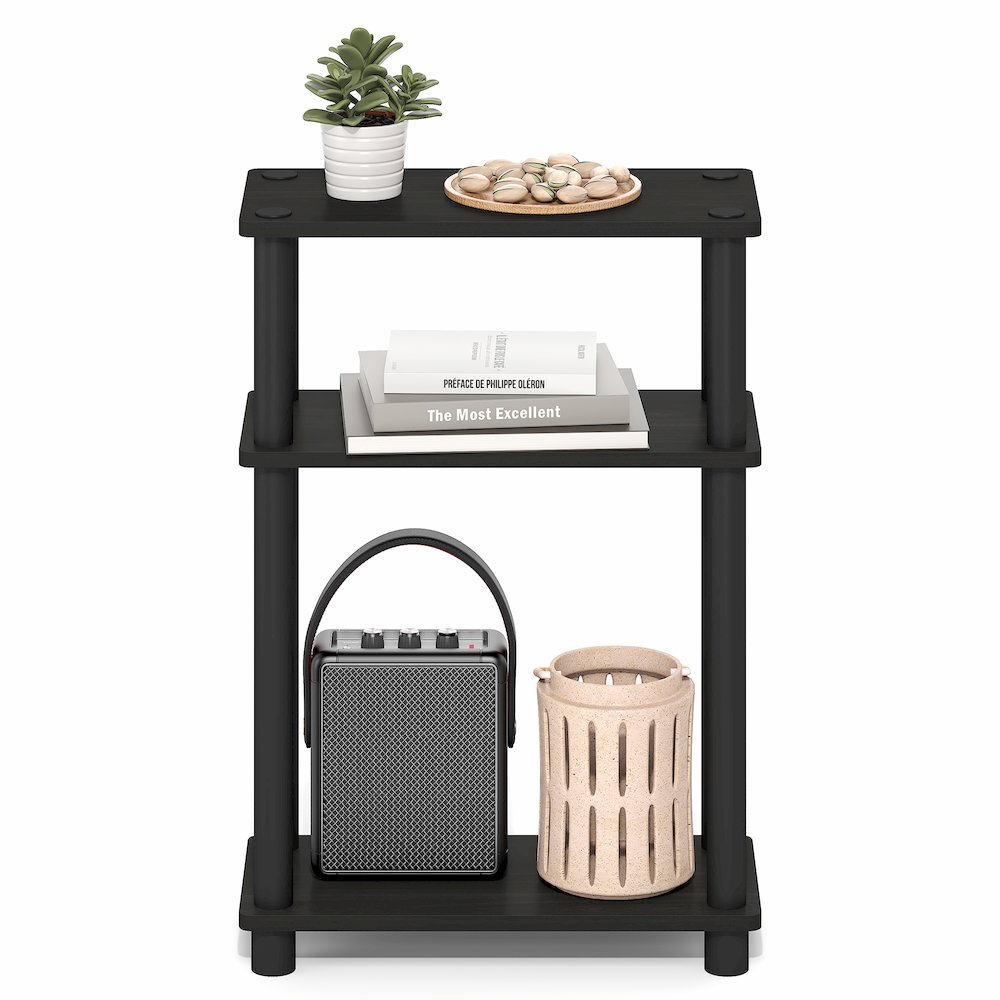 TURN-N-TUBE Narrow Side Table, Slim Toolless Assembly Nightstand, Night Stand. Picture 6