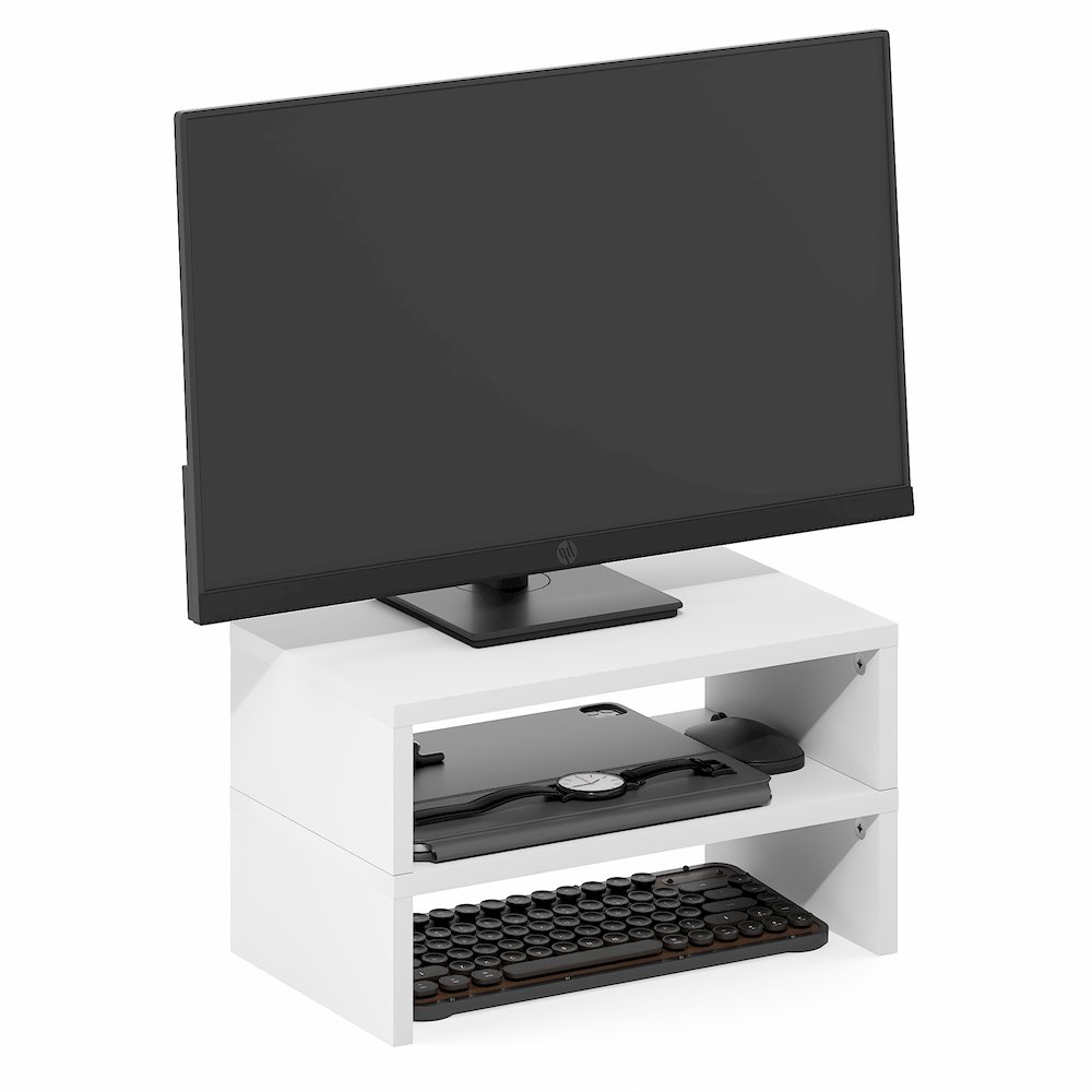 CLASSIC Monitor Stand Riser Set of 2, 15.7" Wide Dual Monitor Riser. Picture 5