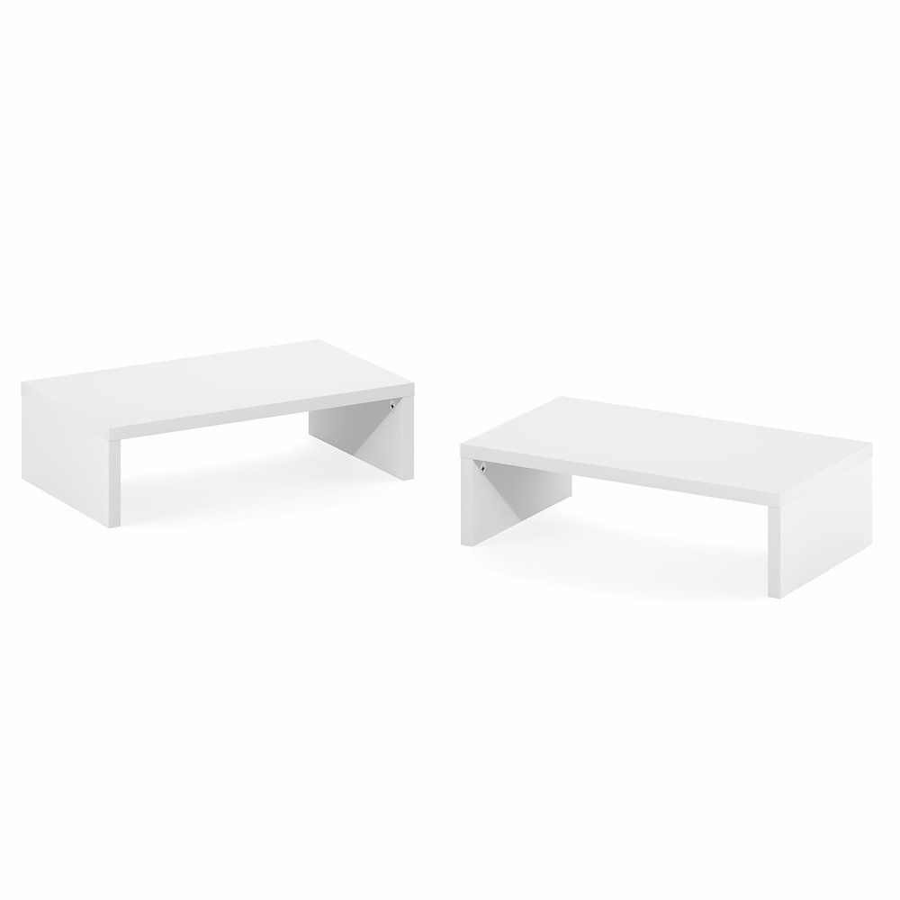 CLASSIC Monitor Stand Riser Set of 2, 15.7" Wide Dual Monitor Riser. Picture 3