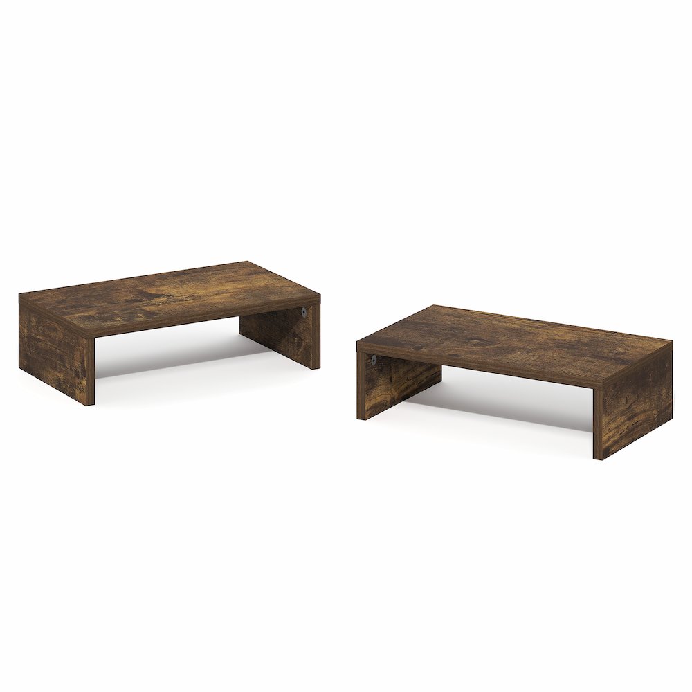 CLASSIC Monitor Stand Riser Set of 2, 15.7" Wide Dual Monitor Riser. Picture 3