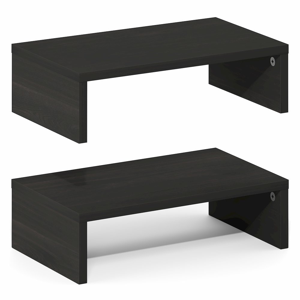 CLASSIC Monitor Stand Riser Set of 2, 15.7" Wide Dual Monitor Riser. Picture 1