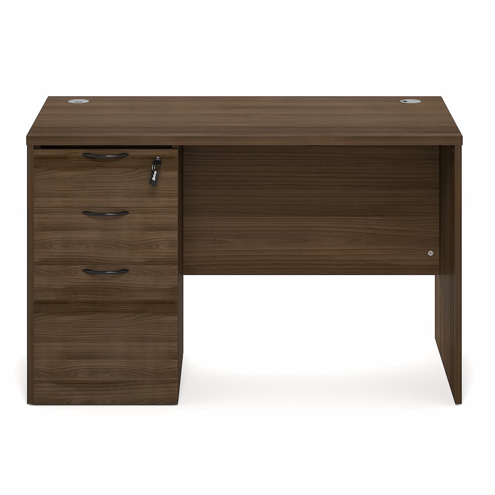 47 Inch Executive Desk with File Cabinet. Picture 2