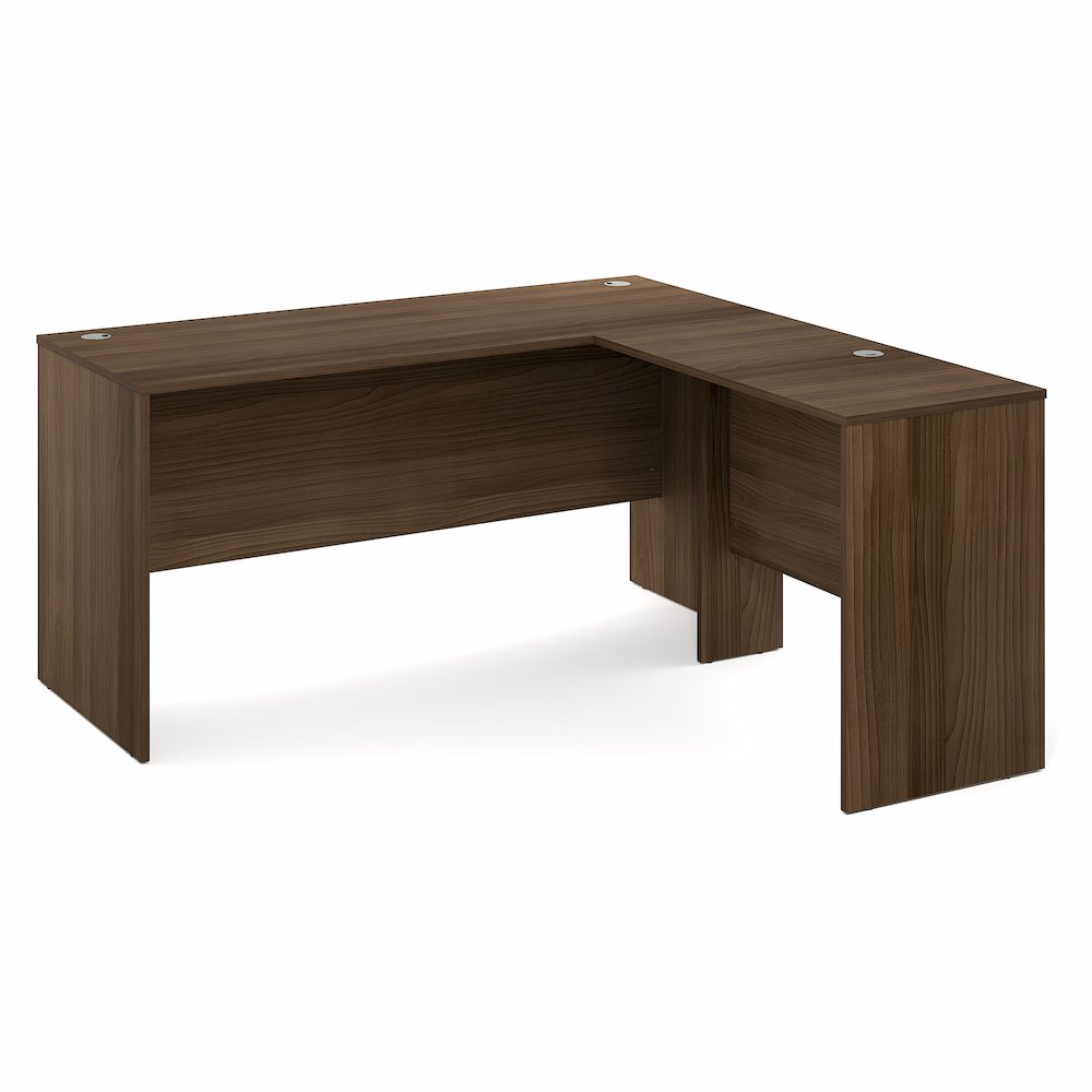 60 Inch L-Shaped Office Desk, Executive Desk with Reversible Desk Return. Picture 3