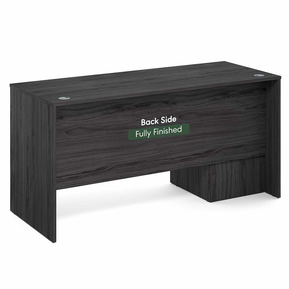 60 Inch Executive Desk with File Cabinet. Picture 9