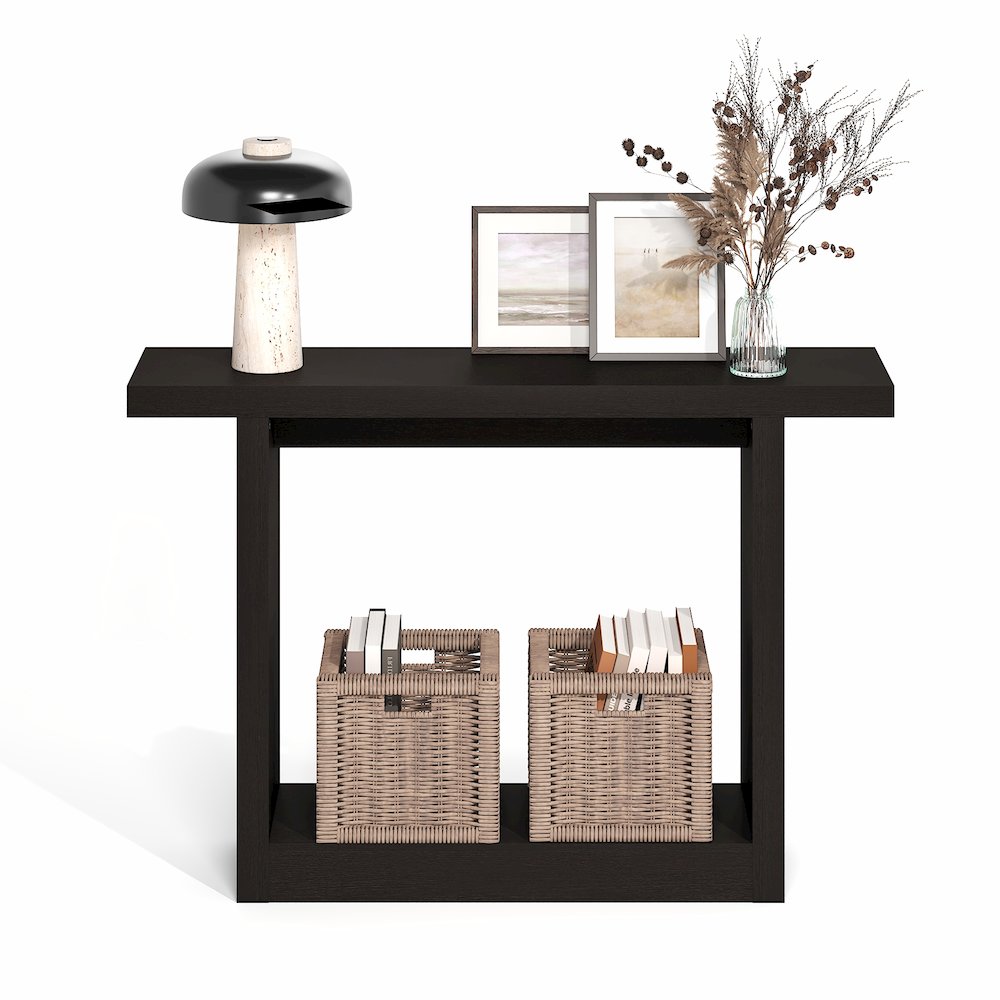 ARA Entryway Table 47-Inch, Narrow Farmhouse Console Table. Picture 4