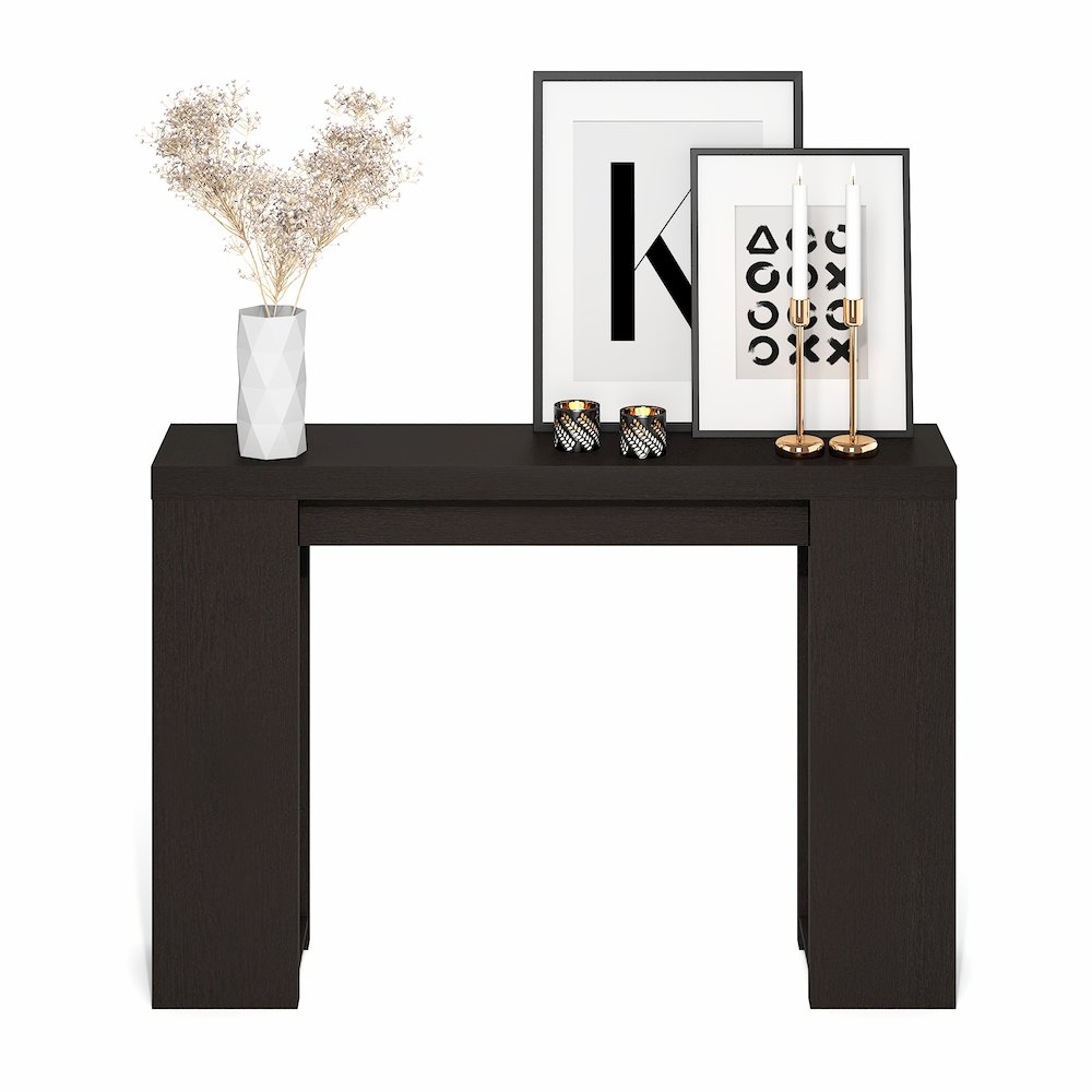 ARA Entryway Table 47-Inch, Narrow Console Table, Sofa Table with Bottom Shelf. Picture 4