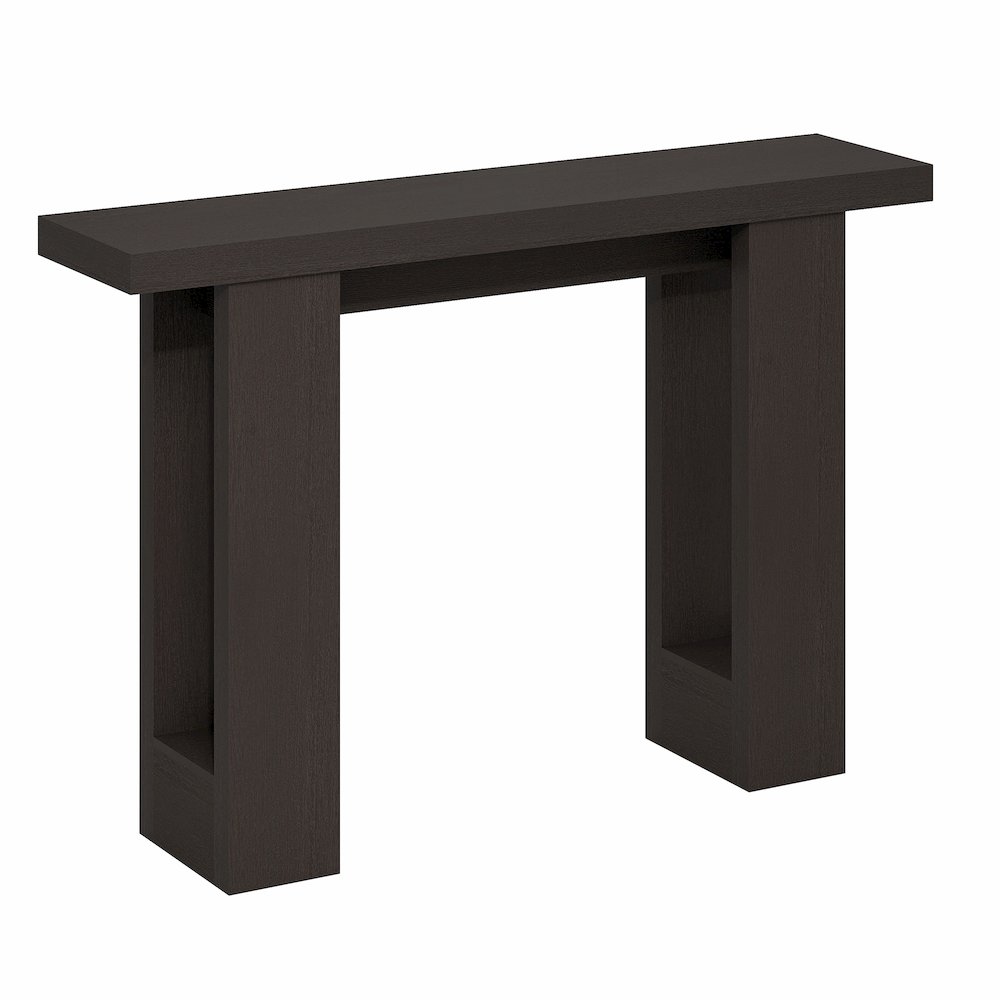 ARA Entryway Table 47-Inch, Narrow Console Table, Sofa Table with 2 Bottom Shelf. Picture 1