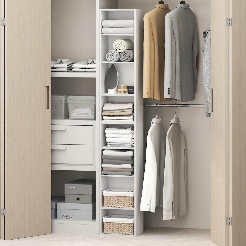 8-Tier Closet Organizers and Storage, Adjustable Open Shelf, Storage Organizer. Picture 6