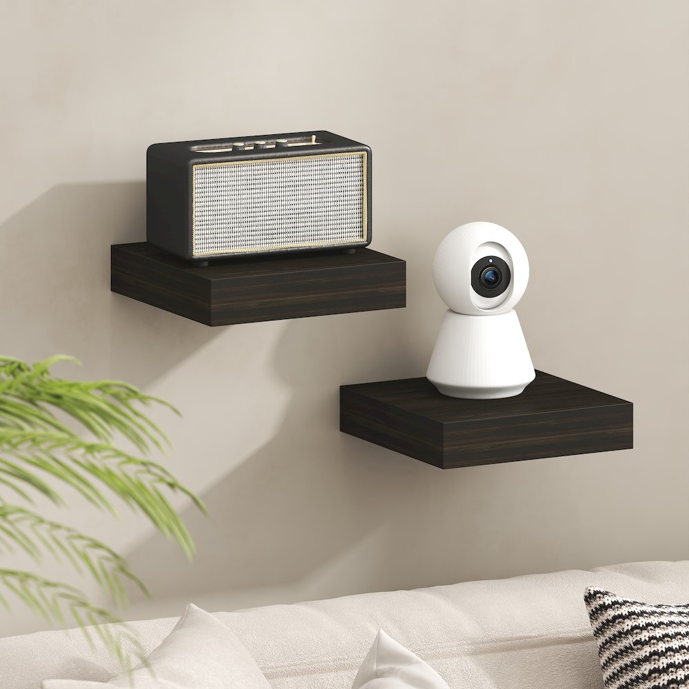 TANNA Floating Shelves for Wall, 9 x 9 Wall Shelf, 2-in Thick Shelf. Picture 2