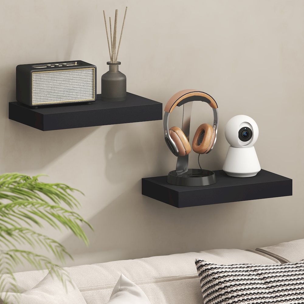TANNA Floating Shelves for Wall, 9 x 16 Wall Shelf, 2-in Thick Shelf. Picture 2