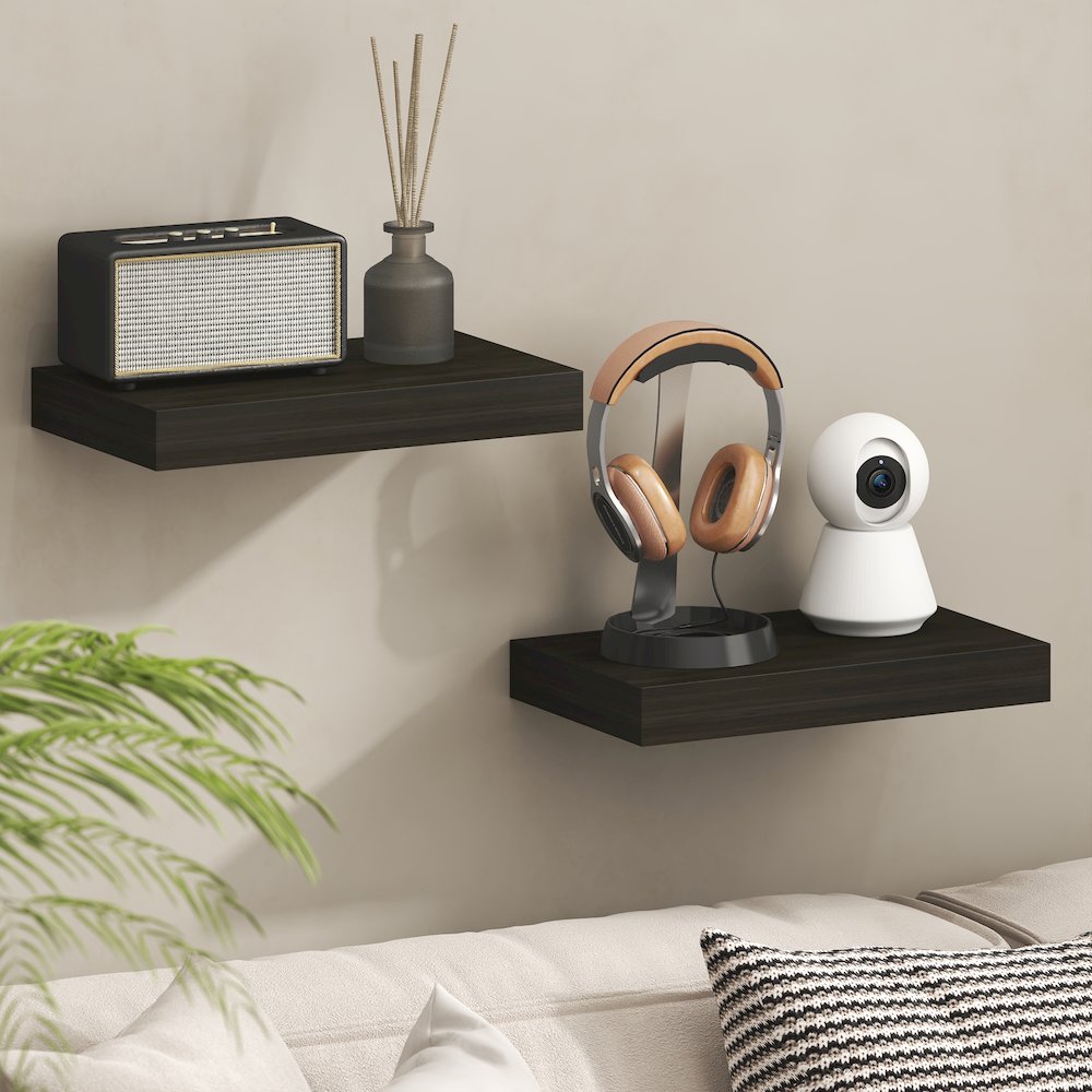 TANNA Floating Shelves for Wall, 9 x 16 Wall Shelf, 2-in Thick Shelf. Picture 2