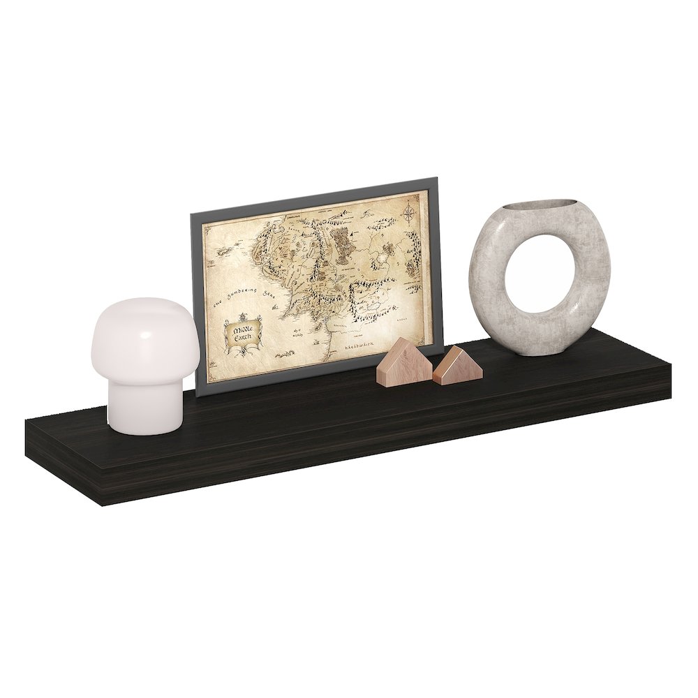 TANNA Floating Shelves for Wall, 9 x 35 Wall Shelf, 2-in Thick Shelf. Picture 4