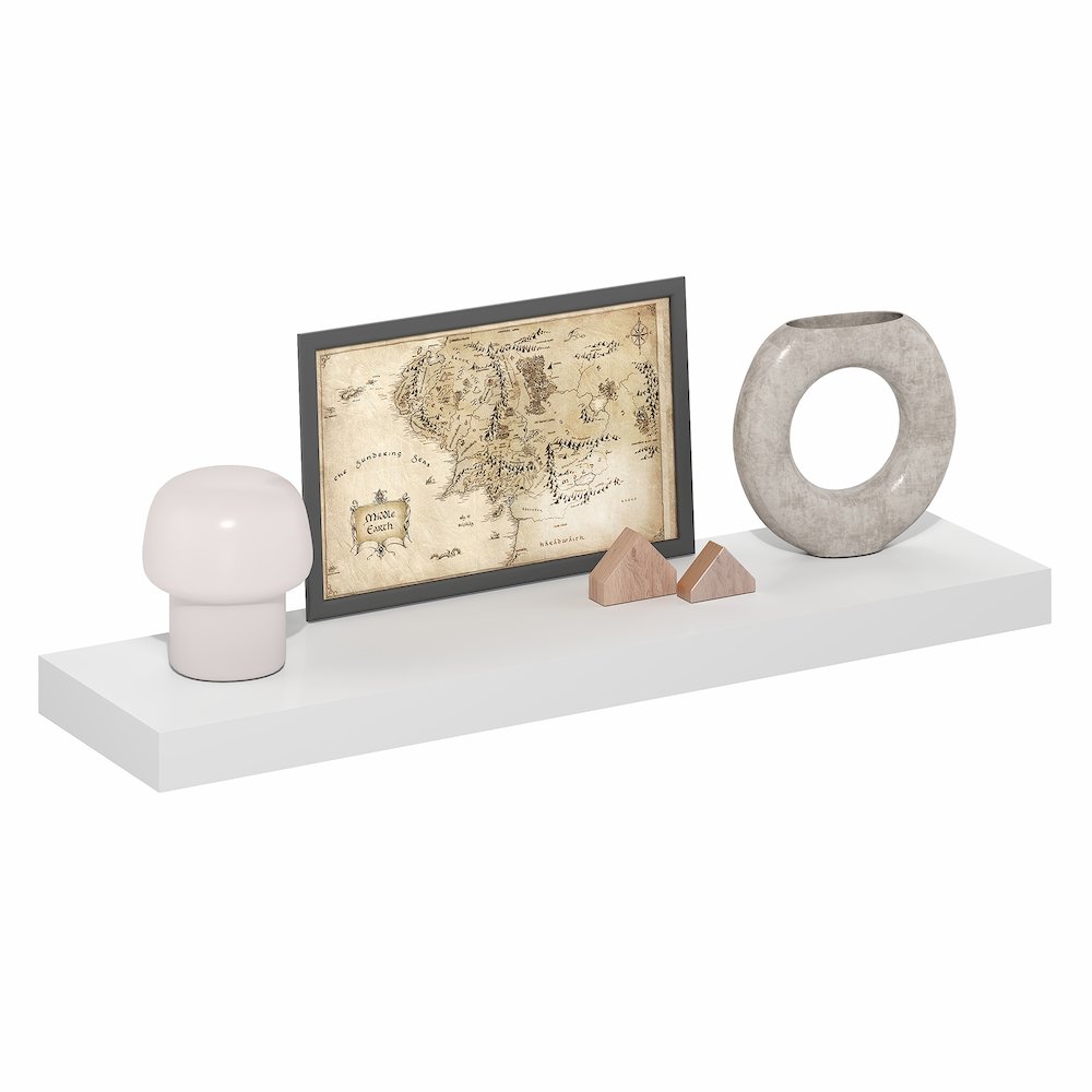 TANNA Floating Shelves for Wall, 9 x 35 Wall Shelf, 2-in Thick Shelf. Picture 4