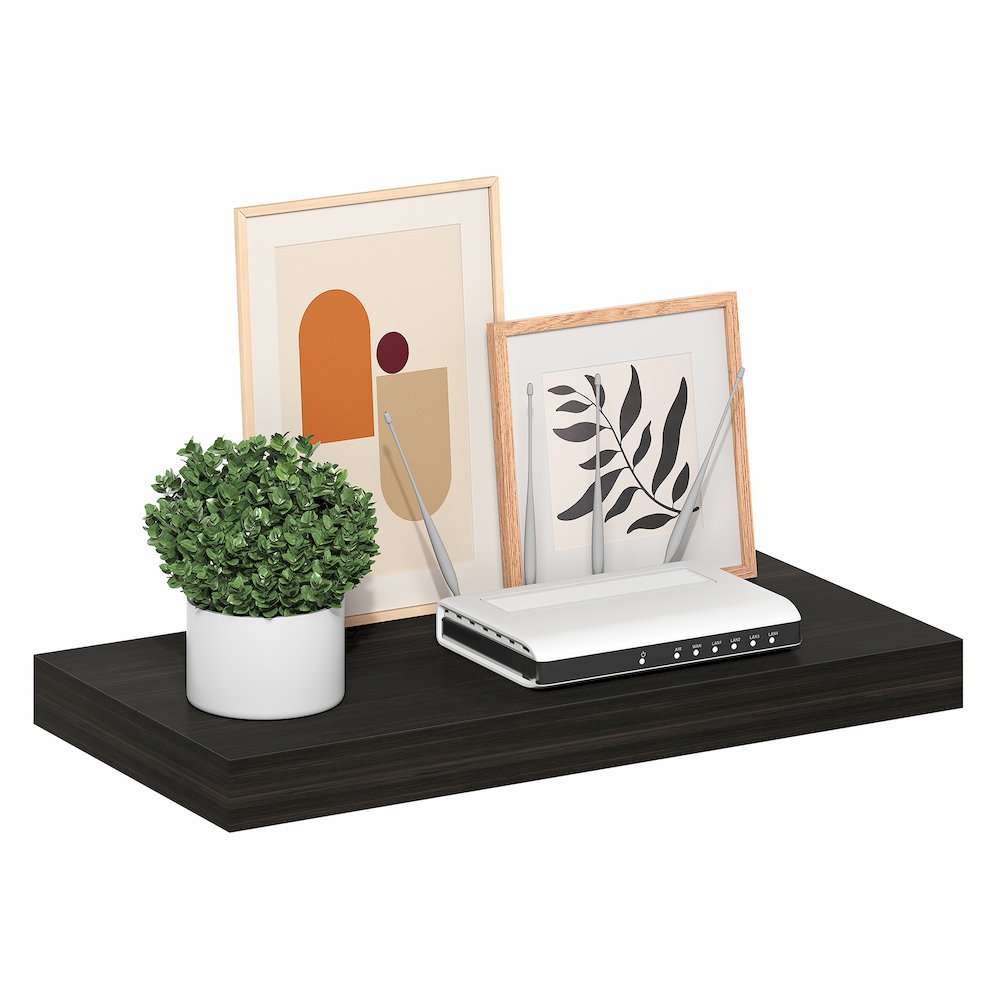TANNA Floating Shelves for Wall, 12 x 24 Wall Shelf, 2-in Thick Shelf. Picture 3