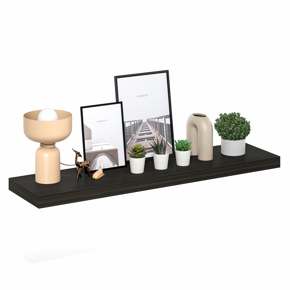 TANNA Floating Shelves for Wall, 12 x 47 Wall Shelf, 2-in Thick Shelf. Picture 3