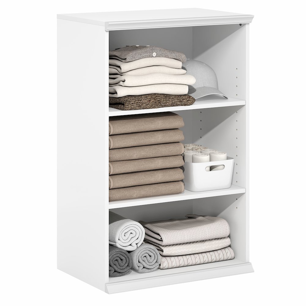 FANO Closet Organizers and Storage, 3-Tier, White. Picture 3