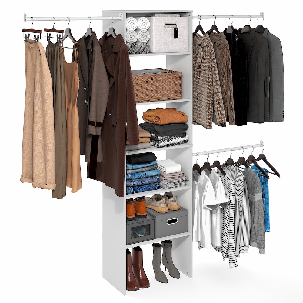 FANO Closet Organizers and Storage, 14.8 x 23.6 x 82.1 for Wardrobe. Picture 5