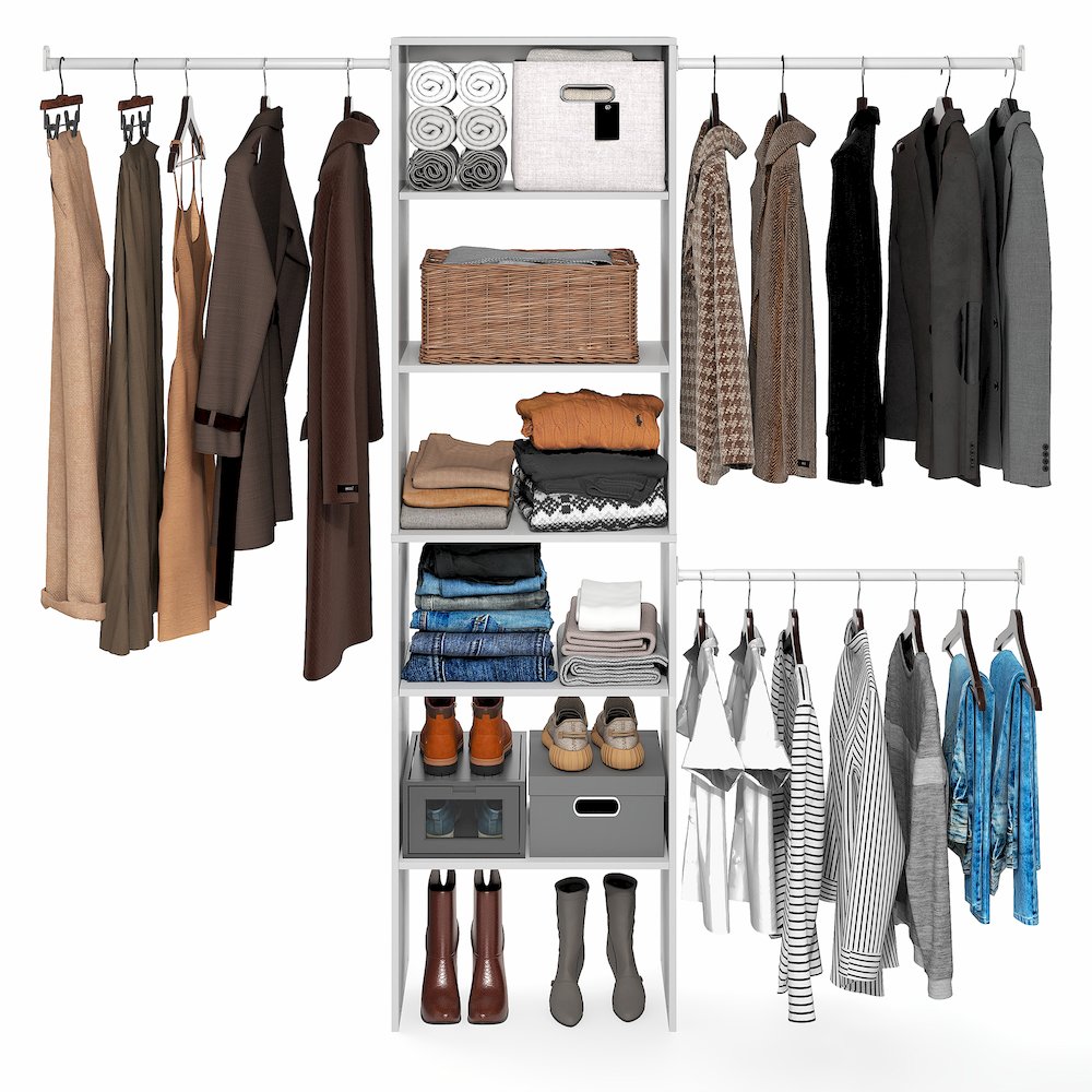 FANO Closet Organizers and Storage, 14.8 x 23.6 x 82.1 for Wardrobe. Picture 4