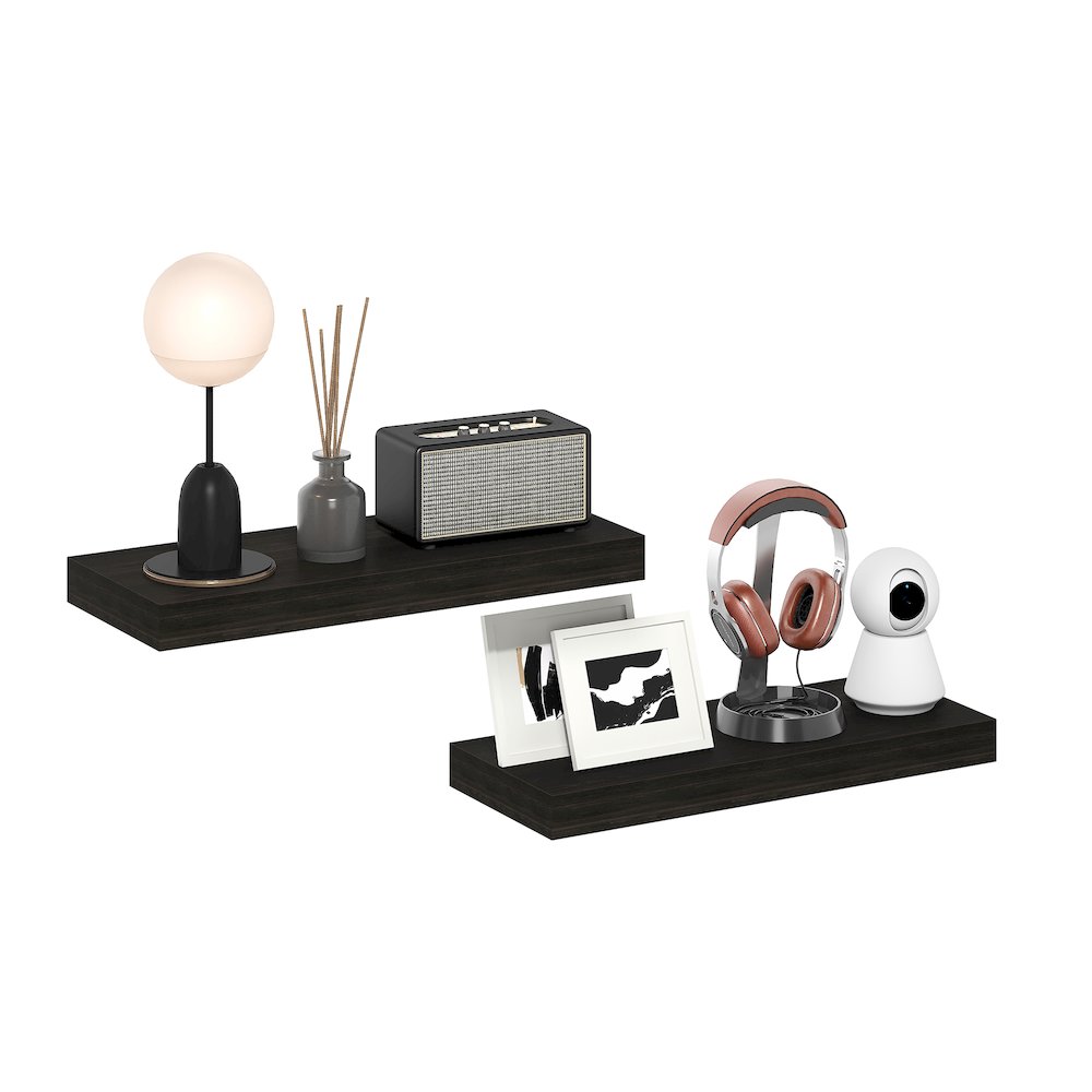 TANNA Floating Shelves for Wall Set of 2, 9 x 24 Wall Shelf. Picture 3