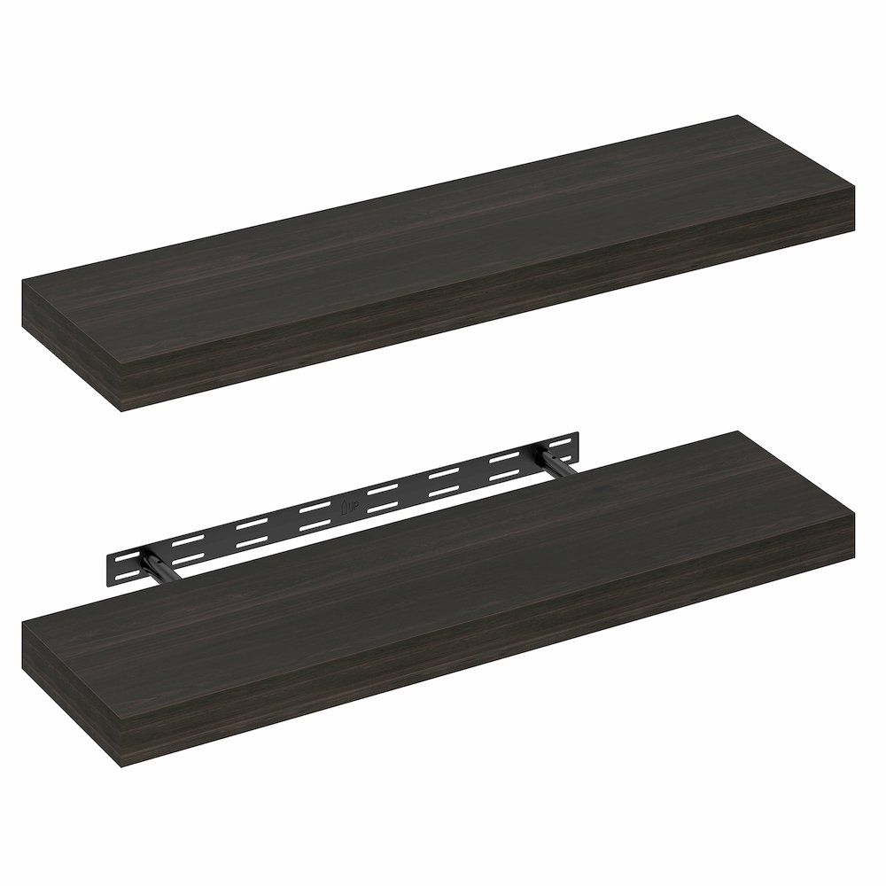 TANNA Floating Shelves for Wall Set of 2, 9 x 35 Wall Shelf. Picture 1