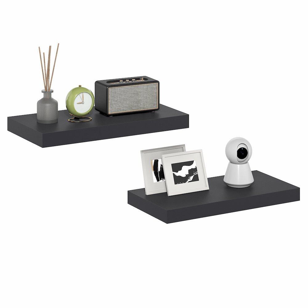 TANNA Floating Shelves for Wall Set of 2, 12 x 24 Wall Shelf. Picture 3