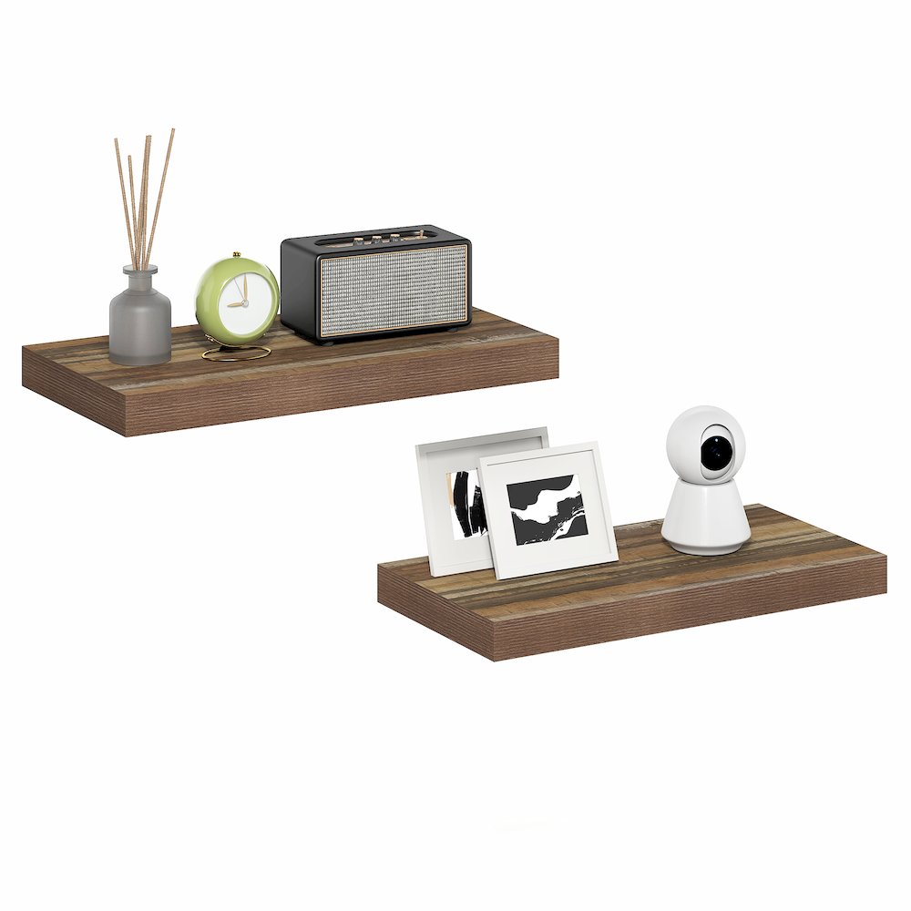 TANNA Floating Shelves for Wall Set of 2, 12 x 24 Wall Shelf. Picture 3