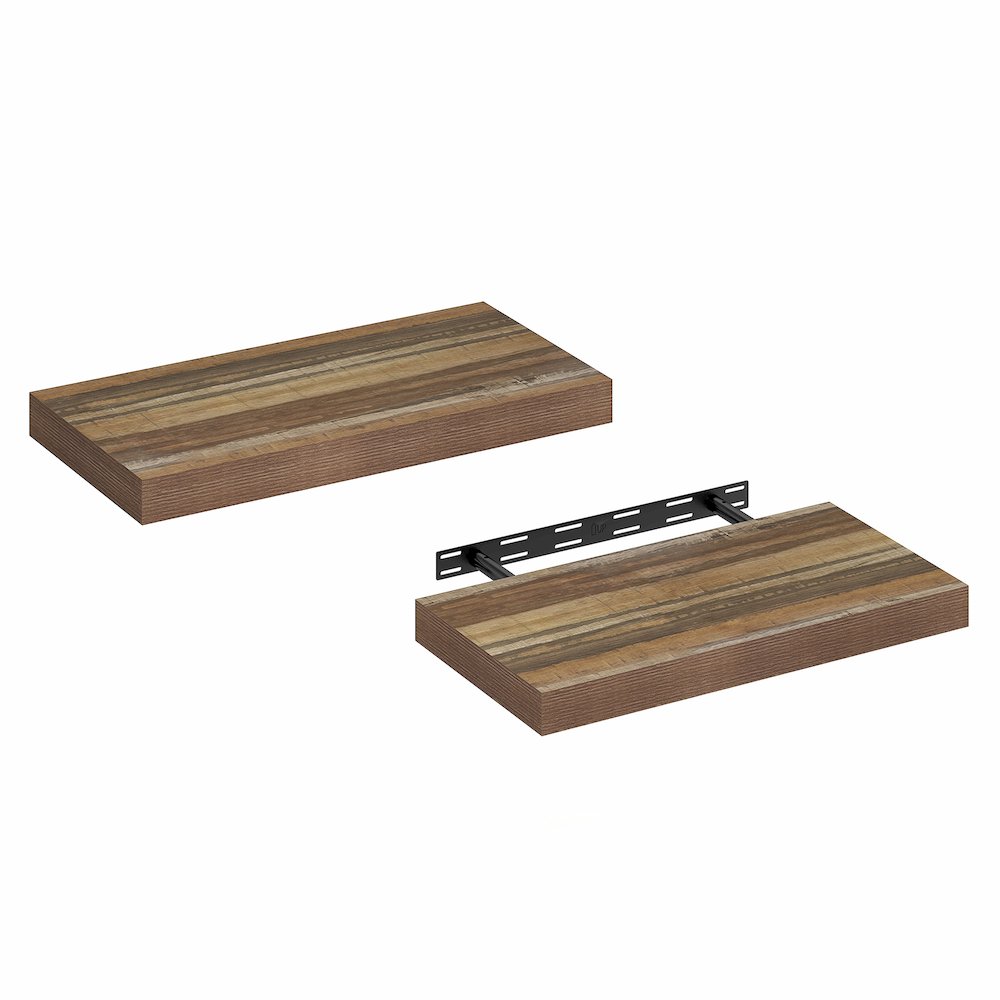 TANNA Floating Shelves for Wall Set of 2, 12 x 24 Wall Shelf. Picture 1