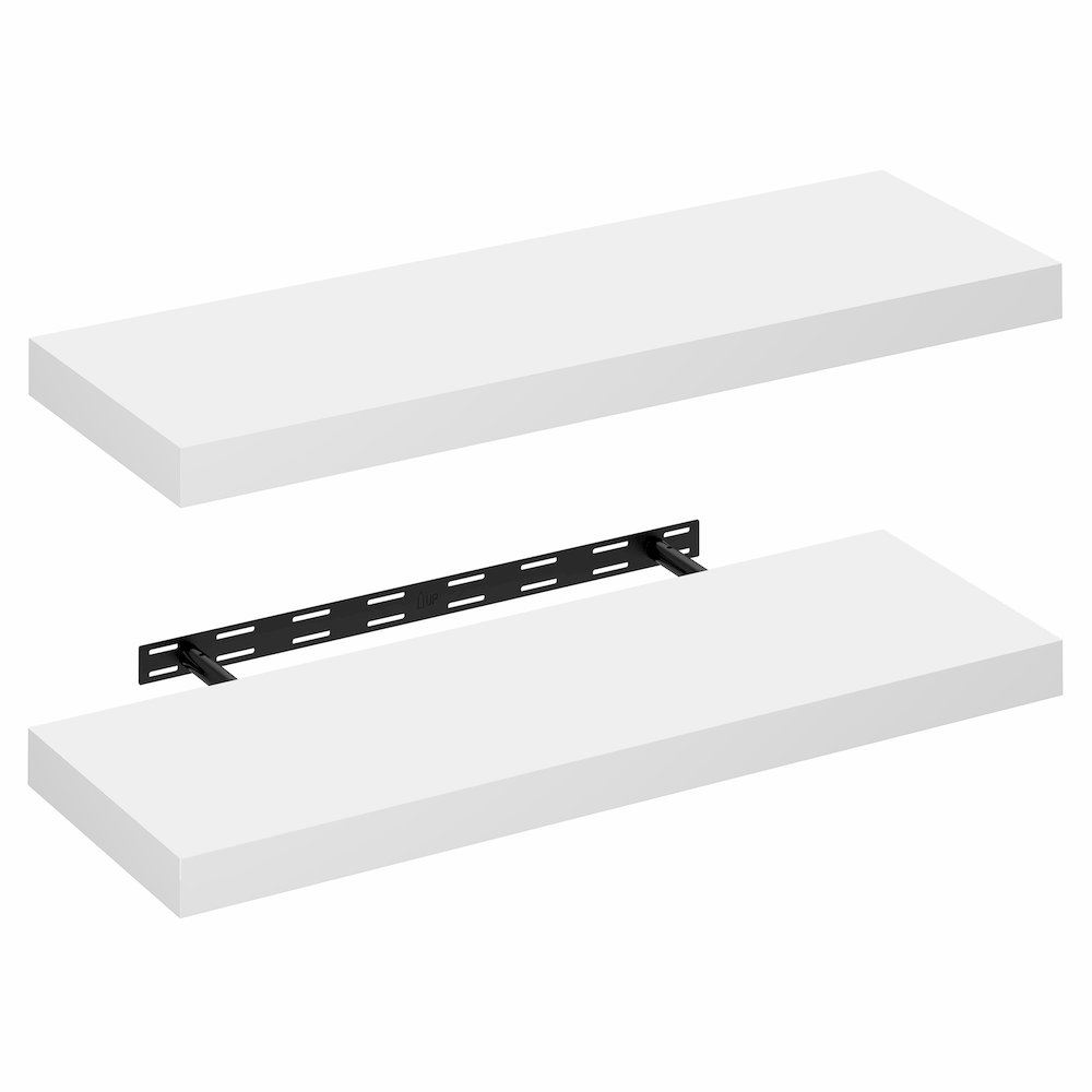 TANNA Floating Shelves for Wall Set of 2, 12 x 35 Wall Shelf. Picture 1
