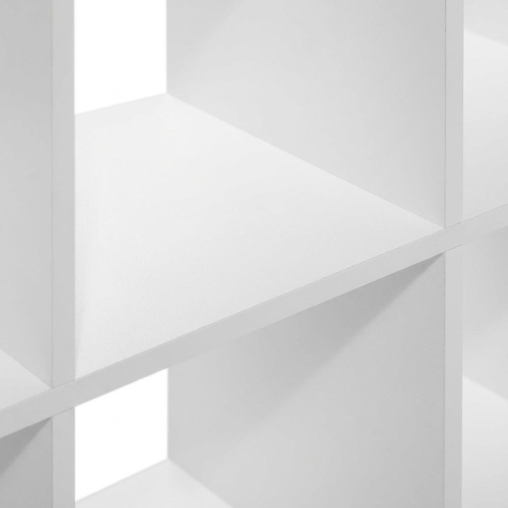 White 4-Cube Open Storage Organizer, Modular Shelving Unit. Picture 6